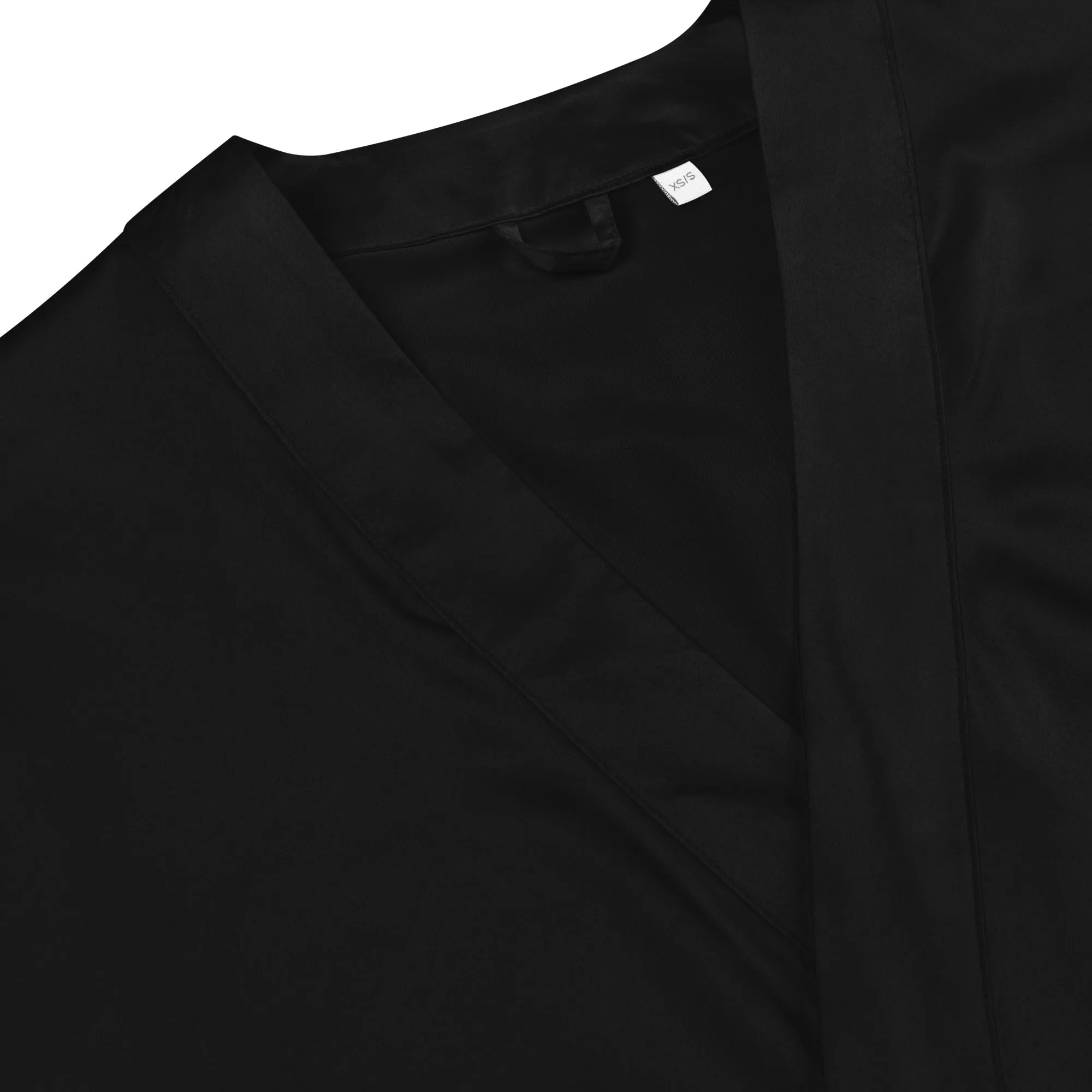 Embroidered Satin Robe