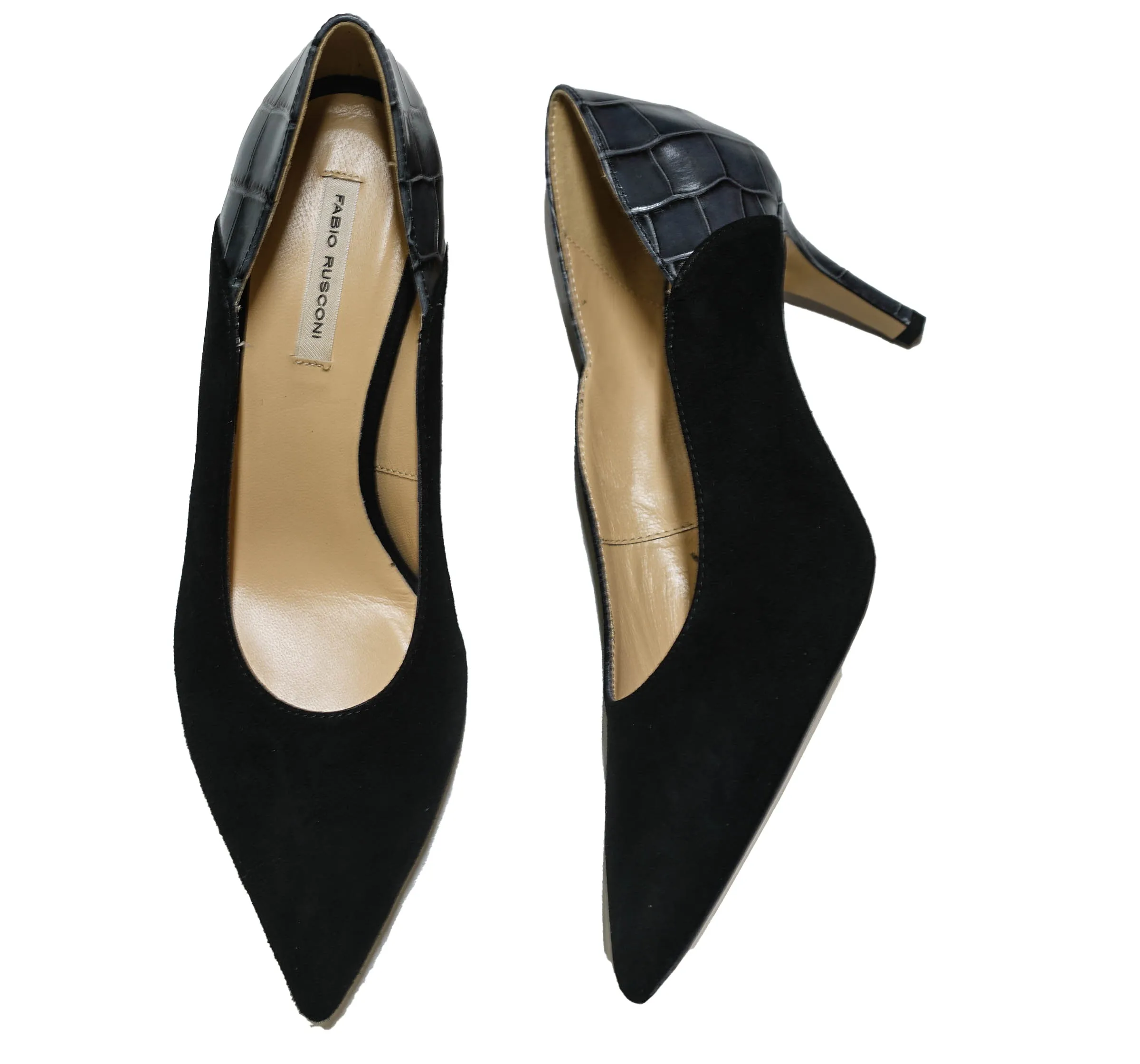 Fabio Rusconi Women’s Black Leather Detailed Heel I1967