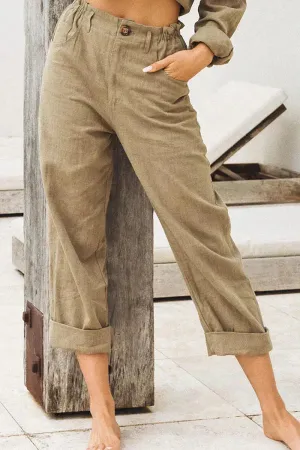 Fabiola® | Fashionable Women'S Linen Trousers