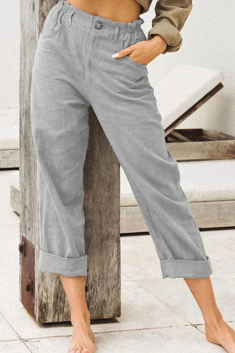 Fabiola® | Fashionable Women'S Linen Trousers