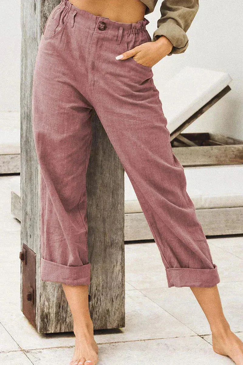 Fabiola® | Fashionable Women'S Linen Trousers