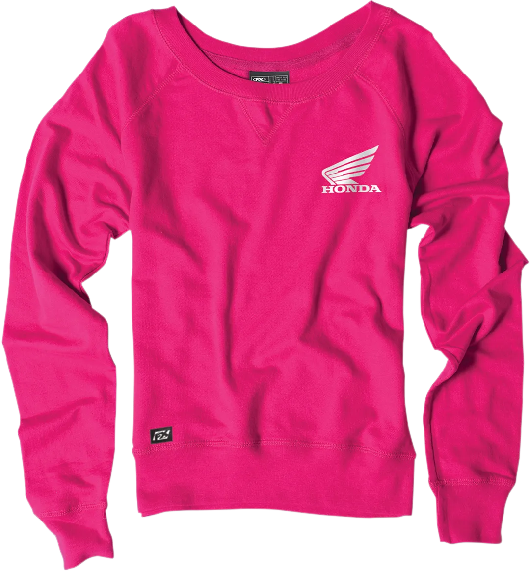 FACTORY EFFEX-APPAREL Women's Honda Crewneck Sweatshirt - Pink