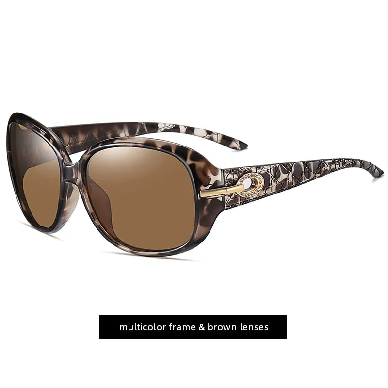 Fashion Elegant Womens Polarized Sun Glasses Anti-glare UV400 Driving Sunglasses Women Luxury Vintage Sunglass 2021 With Box