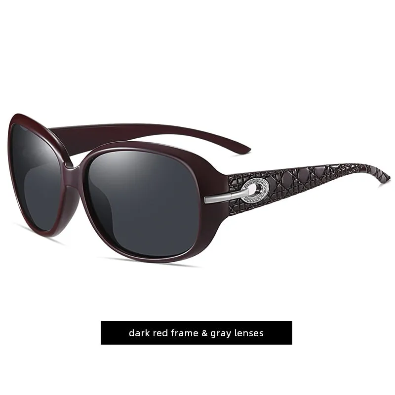 Fashion Elegant Womens Polarized Sun Glasses Anti-glare UV400 Driving Sunglasses Women Luxury Vintage Sunglass 2021 With Box