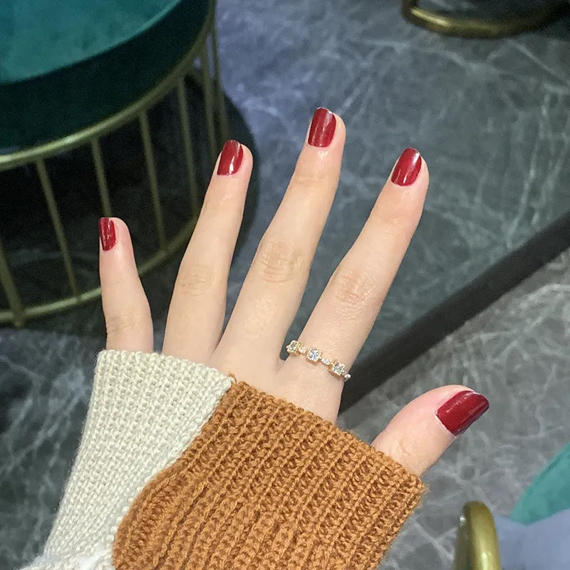 Fashionable and simple women's adjustable Vintage index finger ring ring