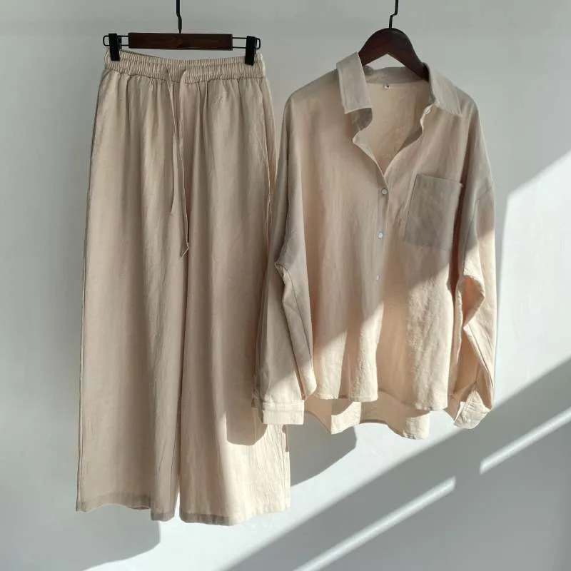 fashionable Women's Slacks Cotton Shirt  2.0