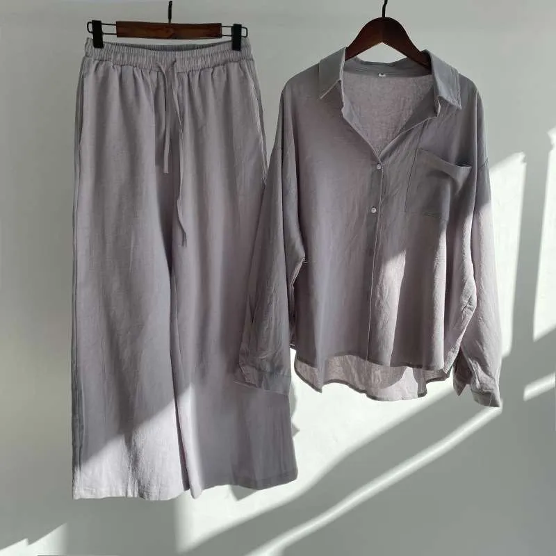 fashionable Women's Slacks Cotton Shirt  2.0