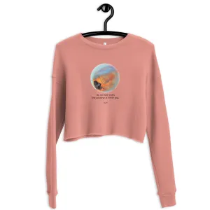 FEEL LONELY Women's Crop Sweatshirt