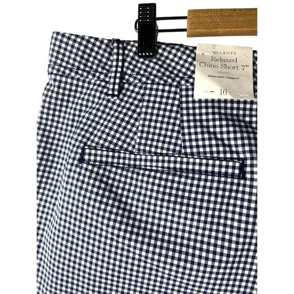 Fisherman Preppy Coastal Grandma Talbot’s Relaxed Fit Chino Short, Women’s 16