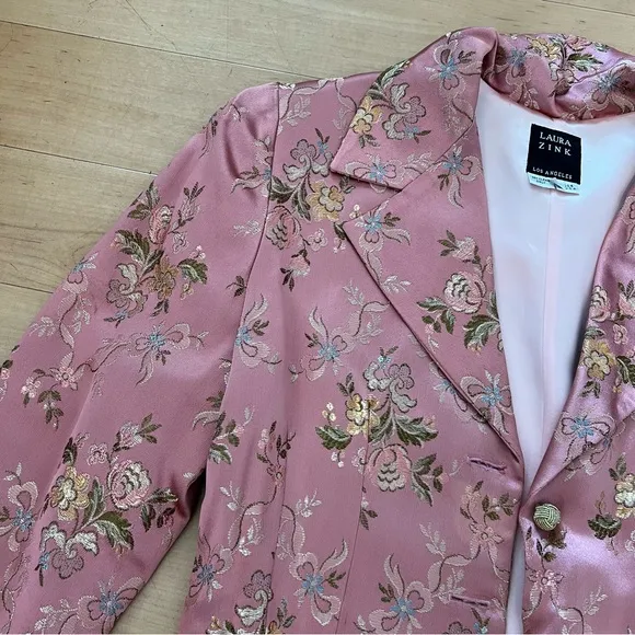 Floral Pink Women's Jacket