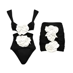 Floral Womens Swimsuit - Trendy Beachwear