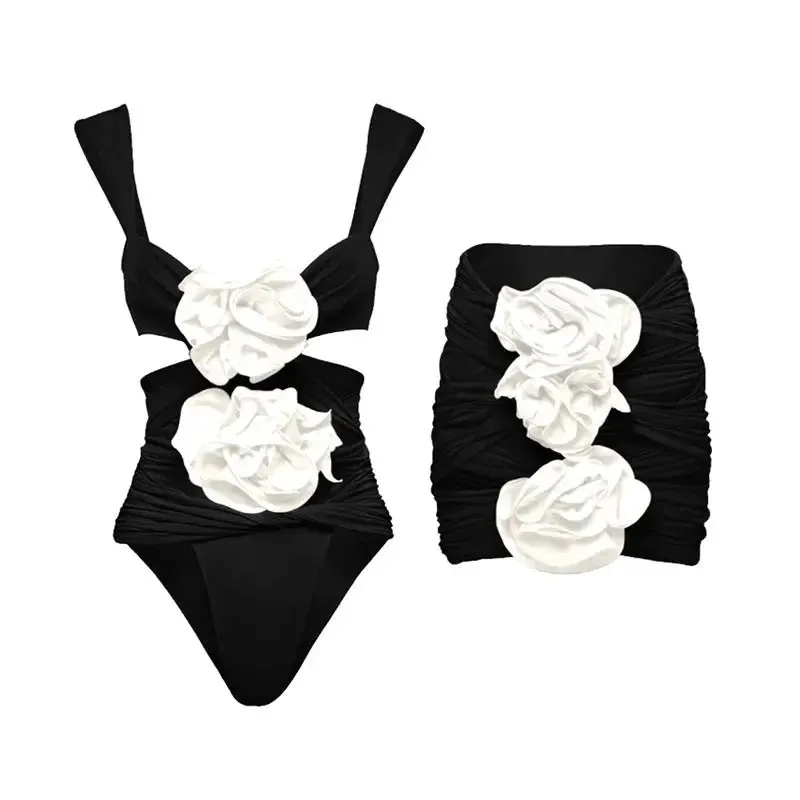 Floral Womens Swimsuit - Trendy Beachwear