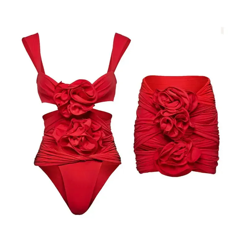 Floral Womens Swimsuit - Trendy Beachwear