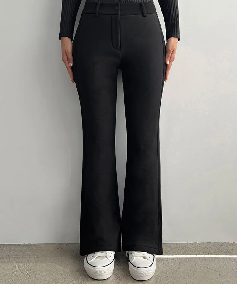 FORDI Padded Slim Bootcut Long Pants v2 - Black