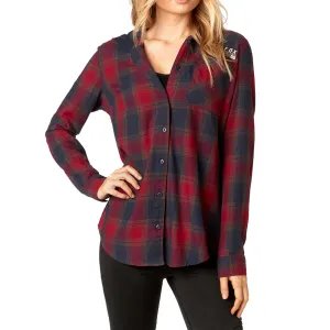 Fox L. Deny Flannel - Dark Red