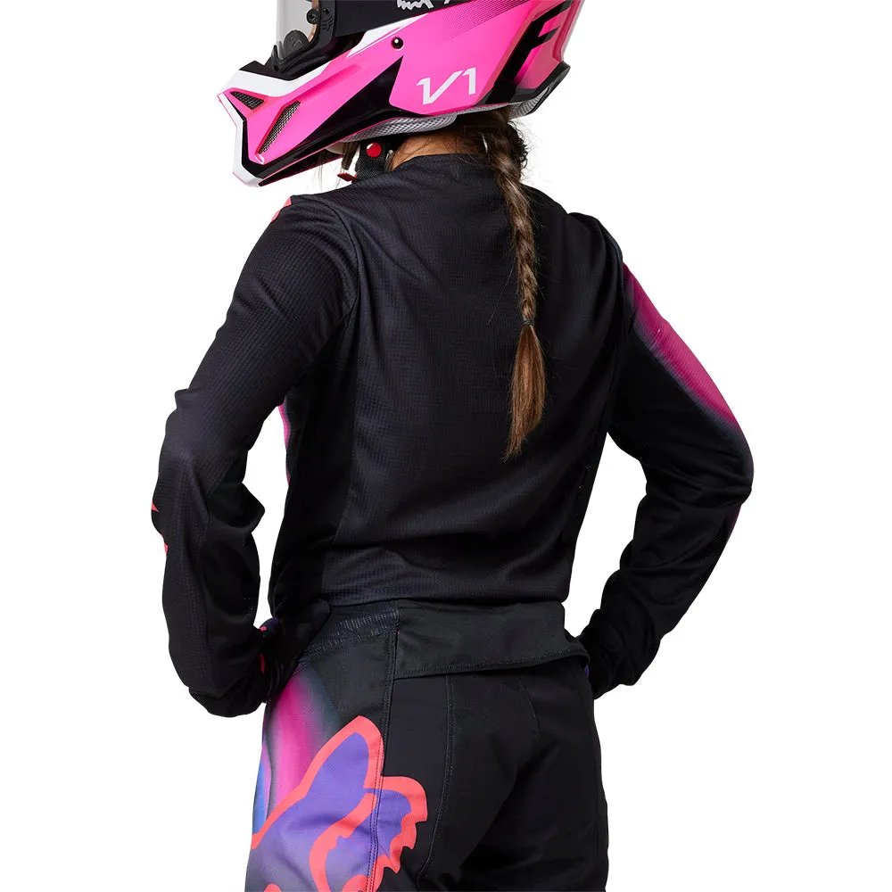 FOX WOMENS 180 TOXSYK JERSEY [BLACK/PINK]