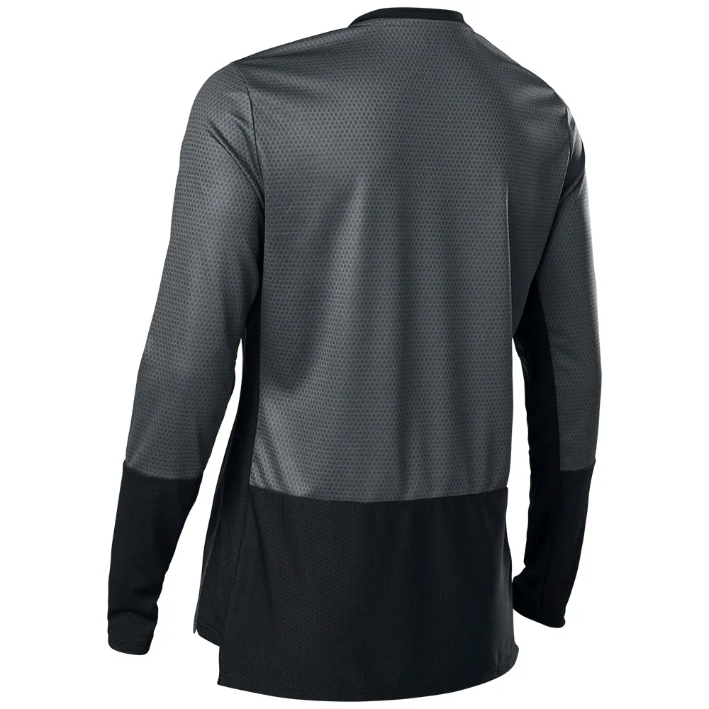 Fox Womens Defend Ls Jersey - Dark Shadow