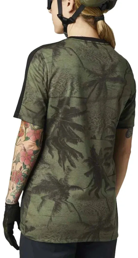 Fox WOMENS RANGER DR SS JERSEY SE - Olive Green
