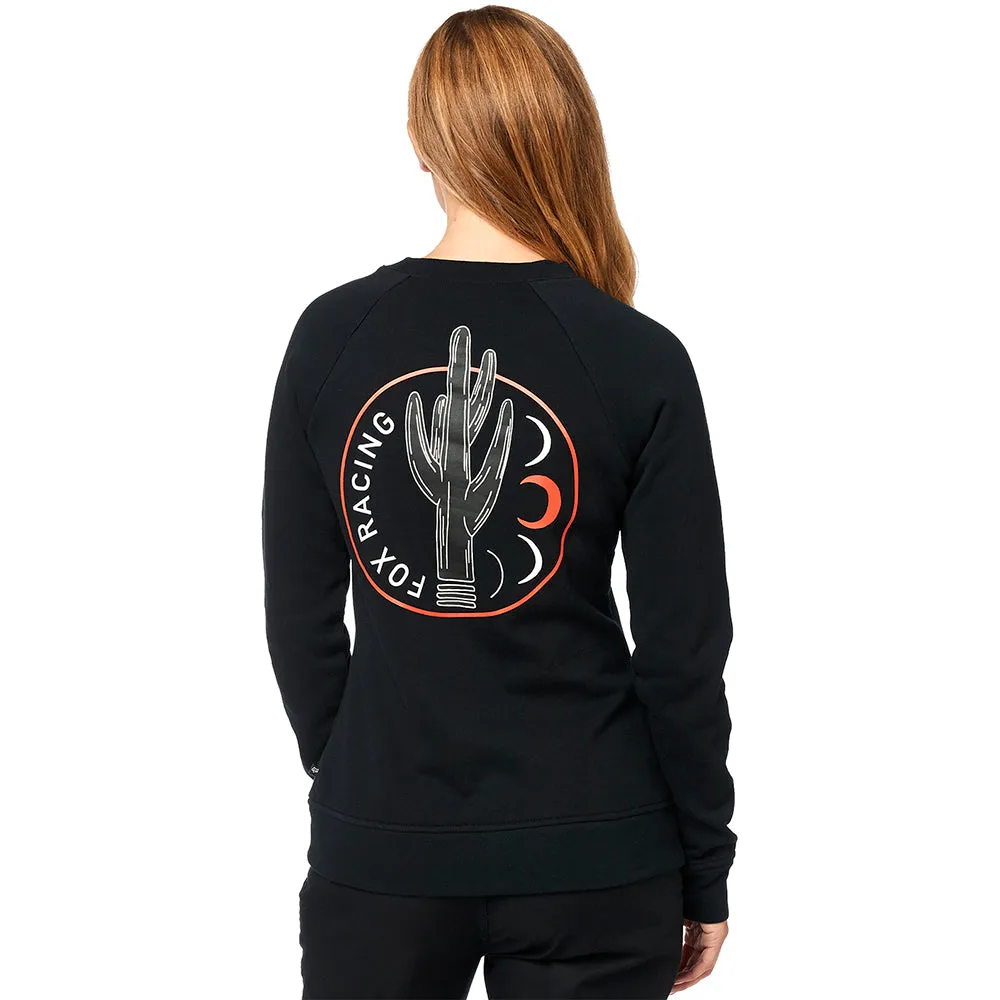 Fox Womens Wild N Free Crew Fleece - Black