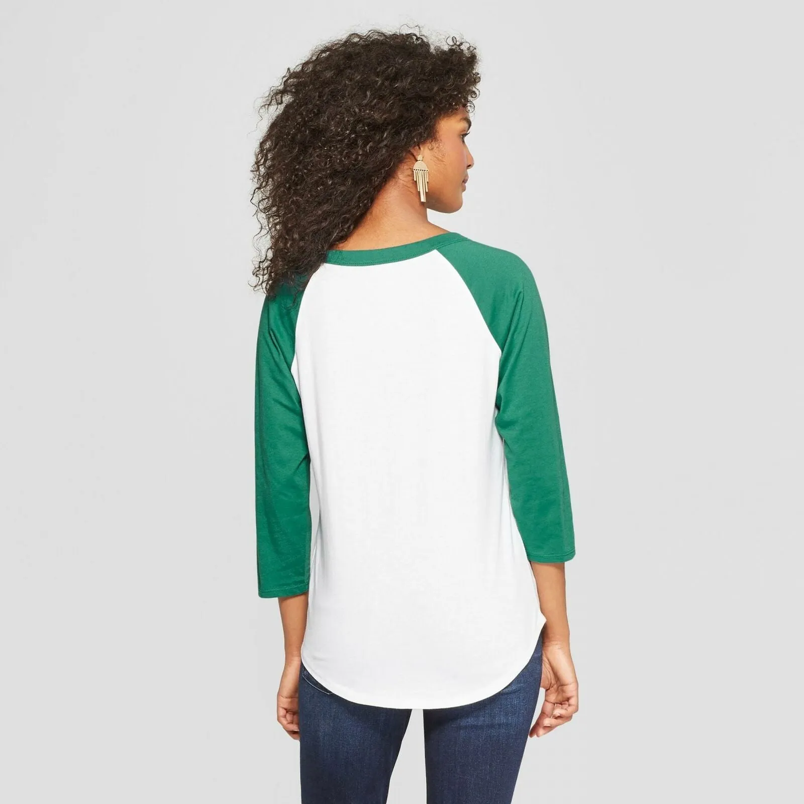 FREEZE Women's 3/4 Sleeve Living My Best Life Raglan Graphic T-Shirt