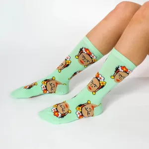 Frida Crew Socks
