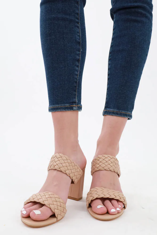 Girl's Best Friend High Heels -Tan