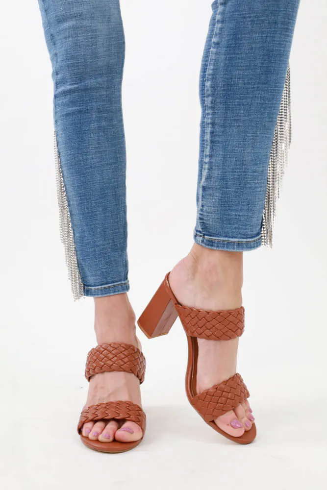 Girl's Best Friend High Heels -Tan