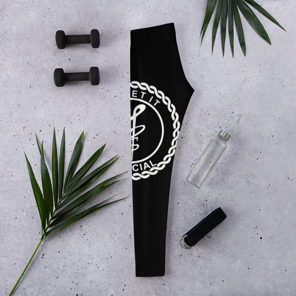Go Get It Official Leggings (Black/White)