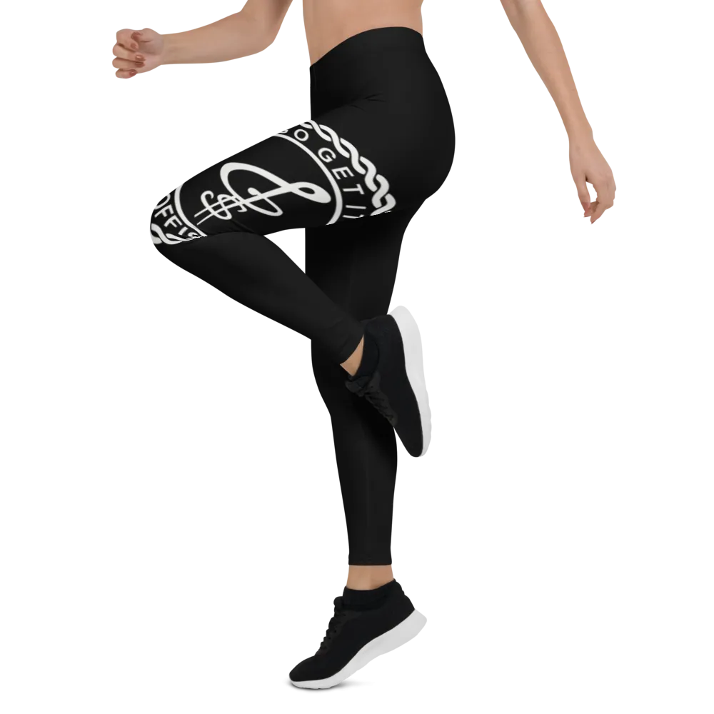 Go Get It Official Leggings (Black/White)