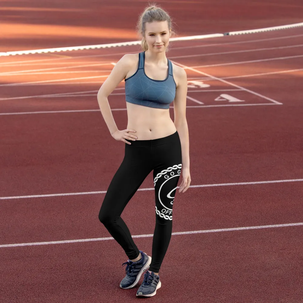 Go Get It Official Leggings (Black/White)