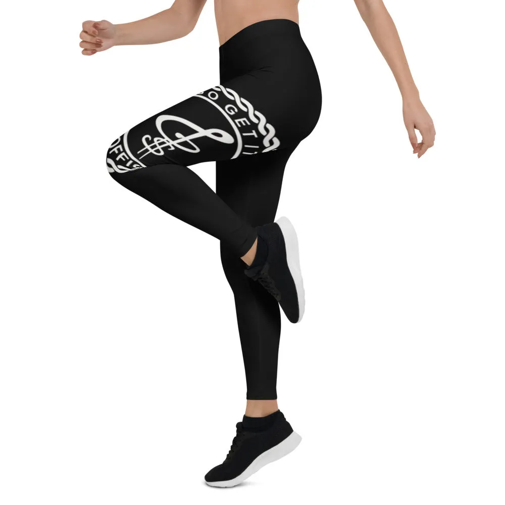 Go Get It Official Leggings (Black/White)