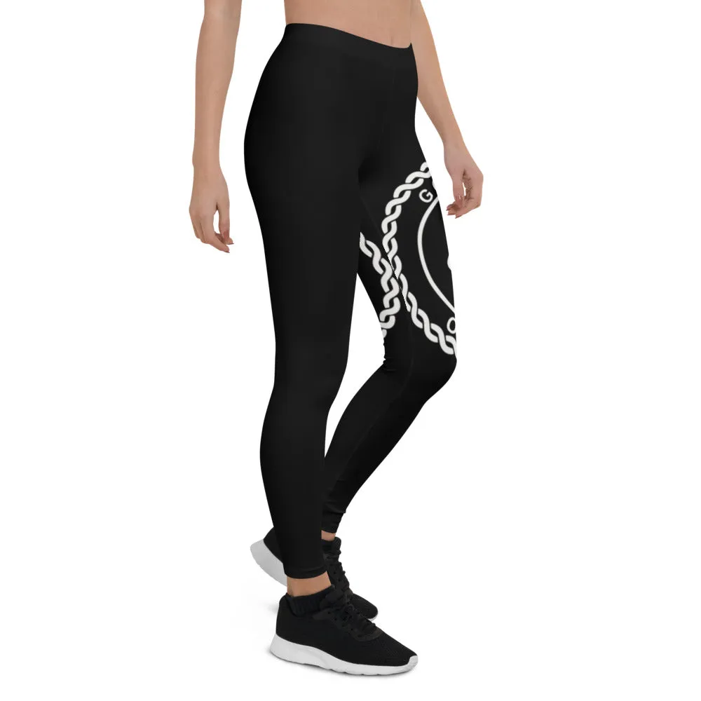 Go Get It Official Leggings (Black/White)
