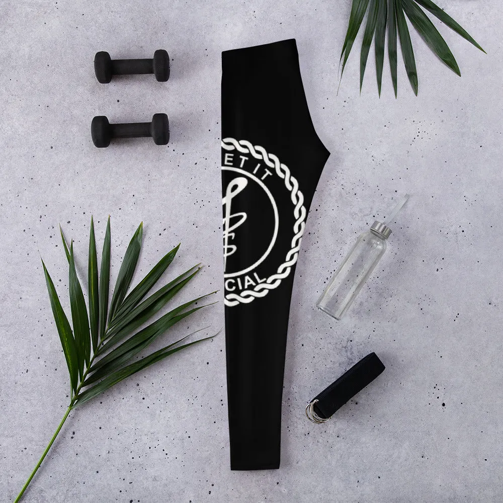 Go Get It Official Leggings (Black/White)