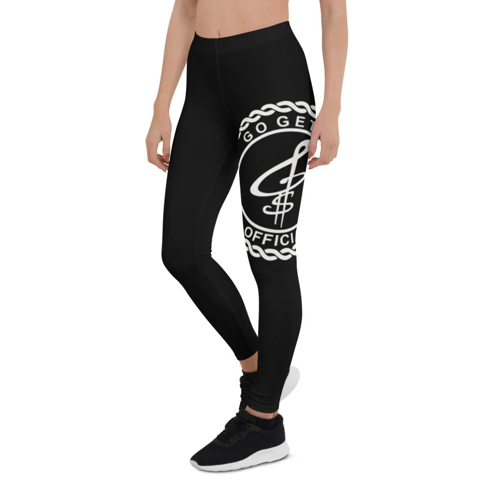 Go Get It Official Leggings (Black/White)