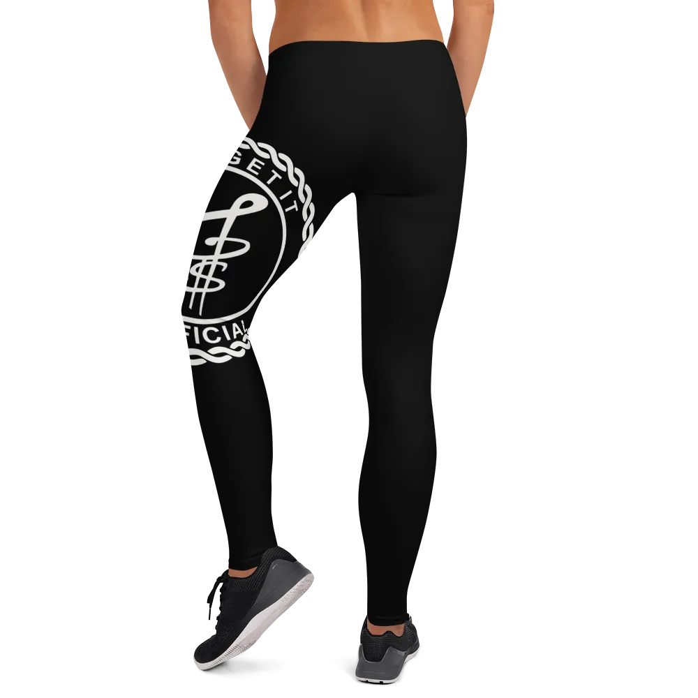 Go Get It Official Leggings (Black/White)
