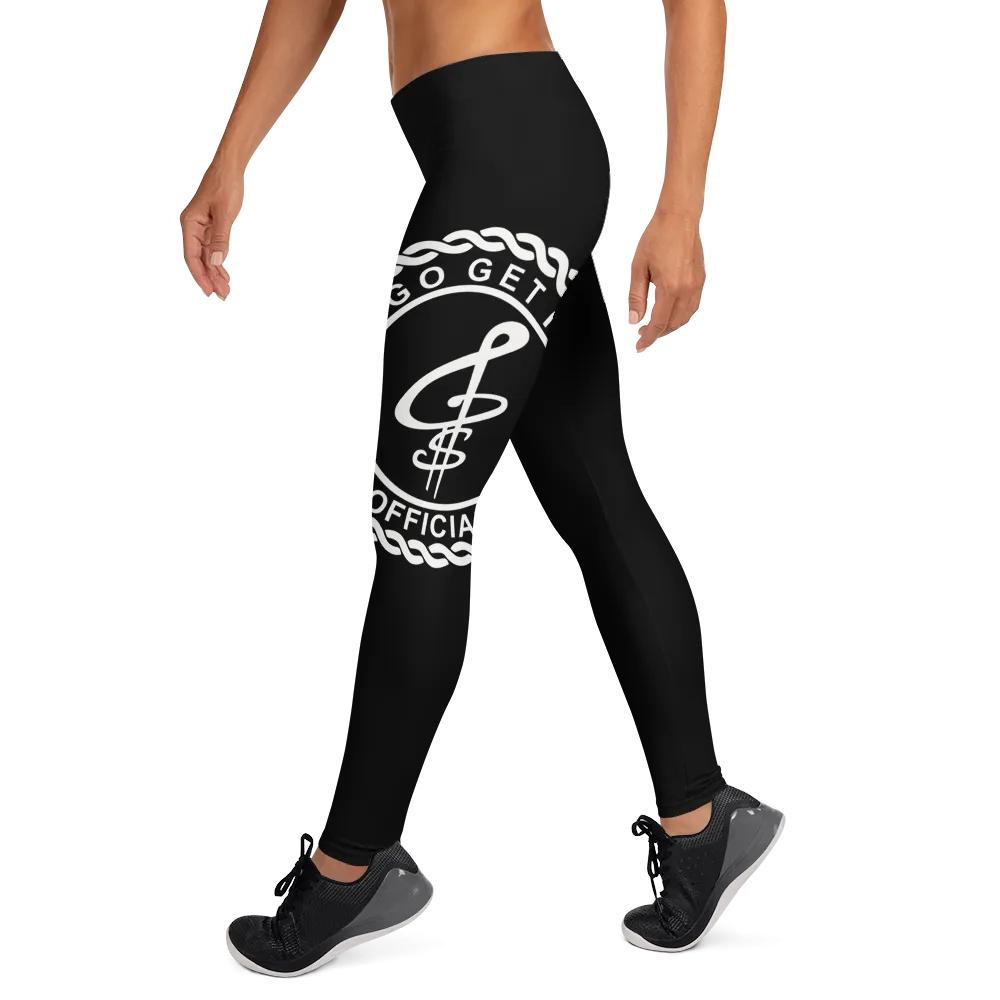 Go Get It Official Leggings (Black/White)