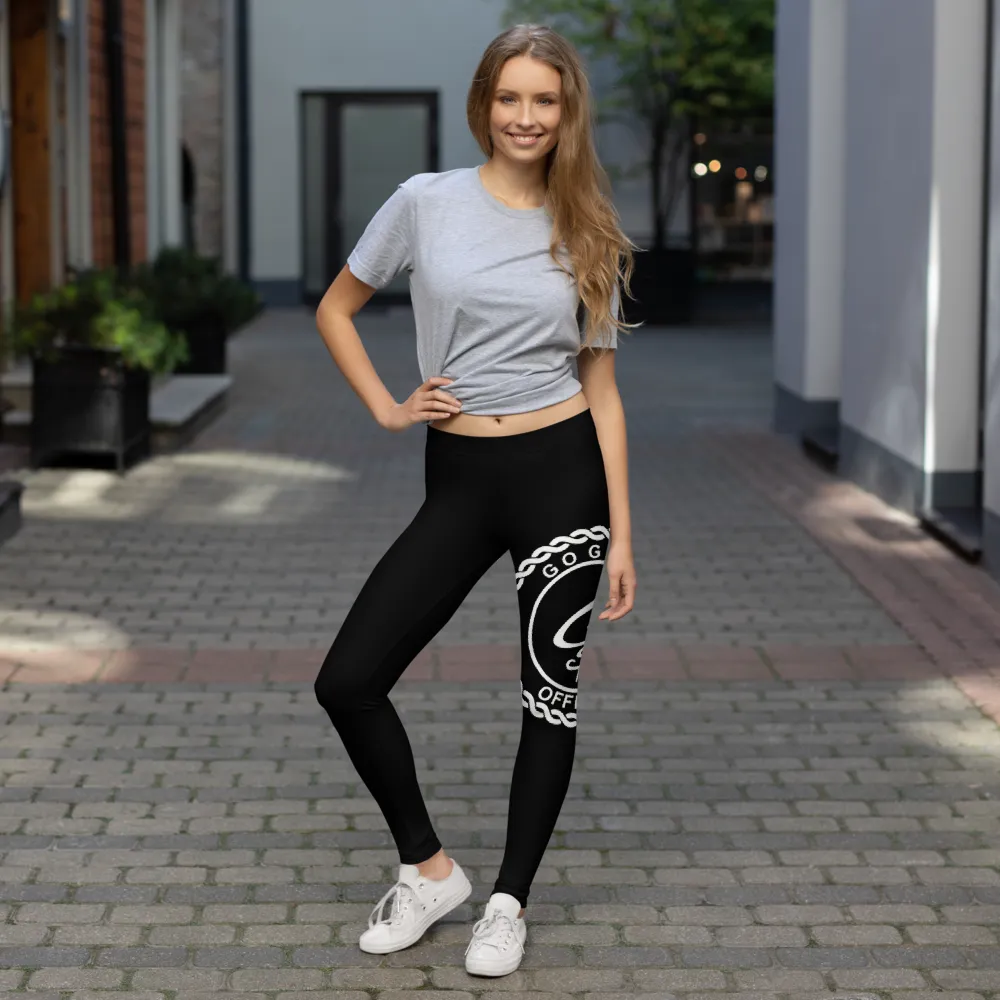 Go Get It Official Leggings (Black/White)