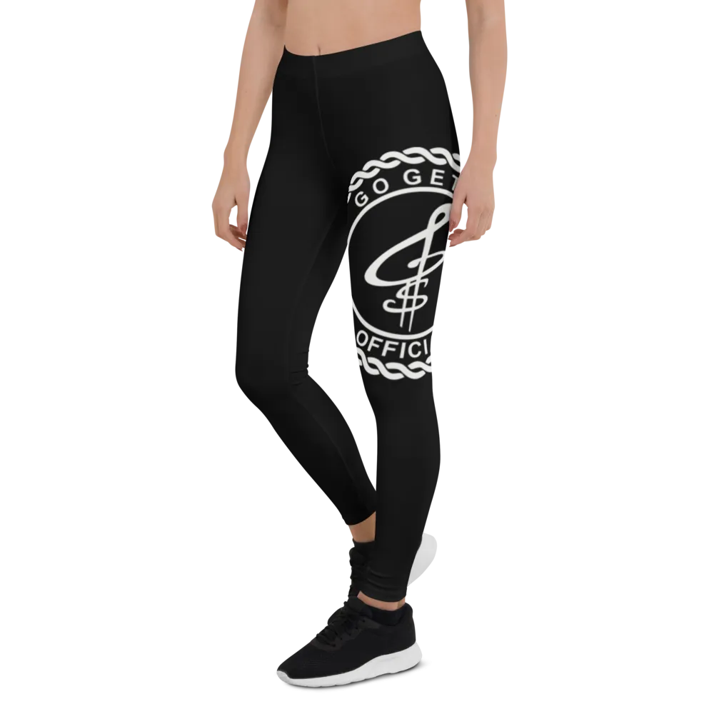Go Get It Official Leggings (Black/White)