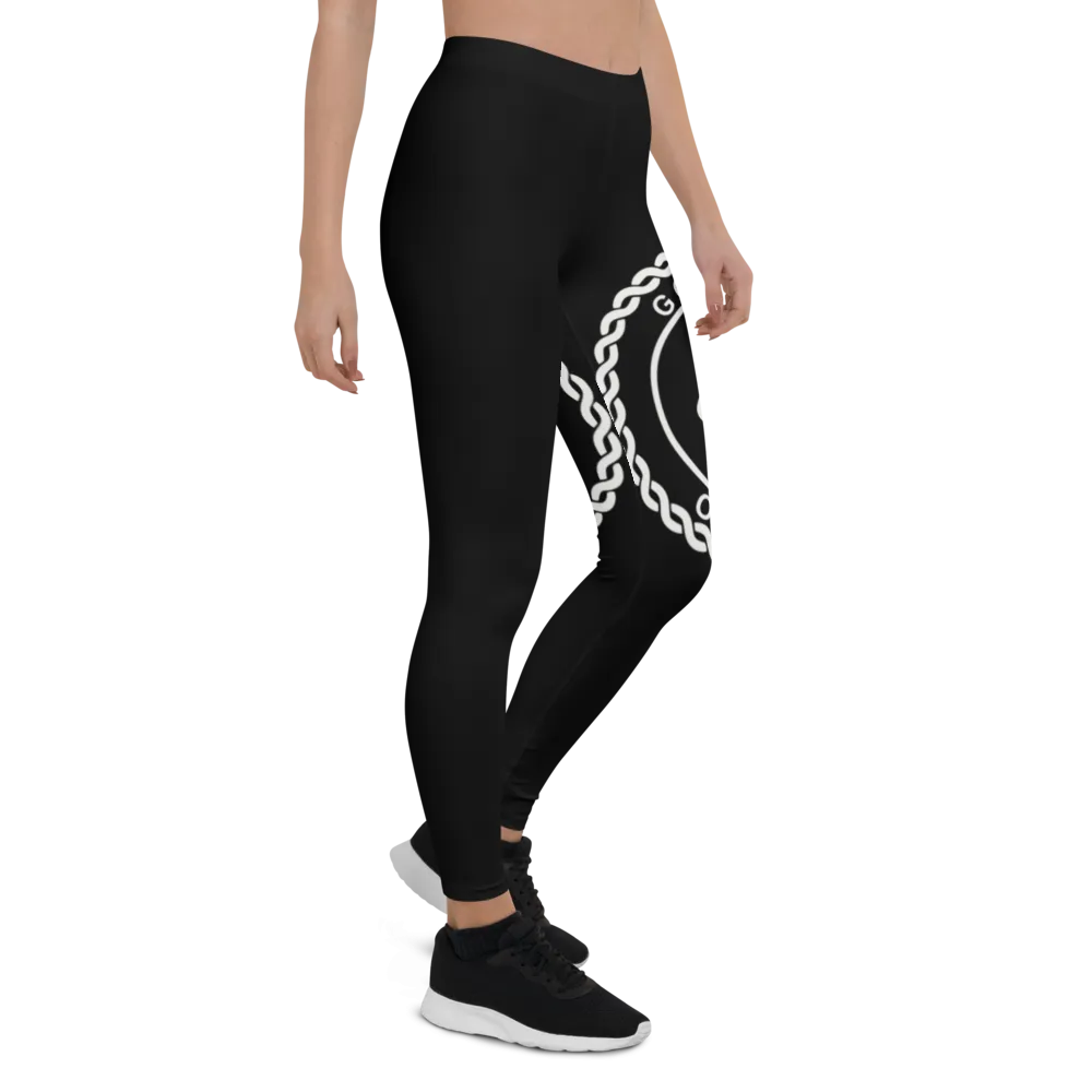Go Get It Official Leggings (Black/White)
