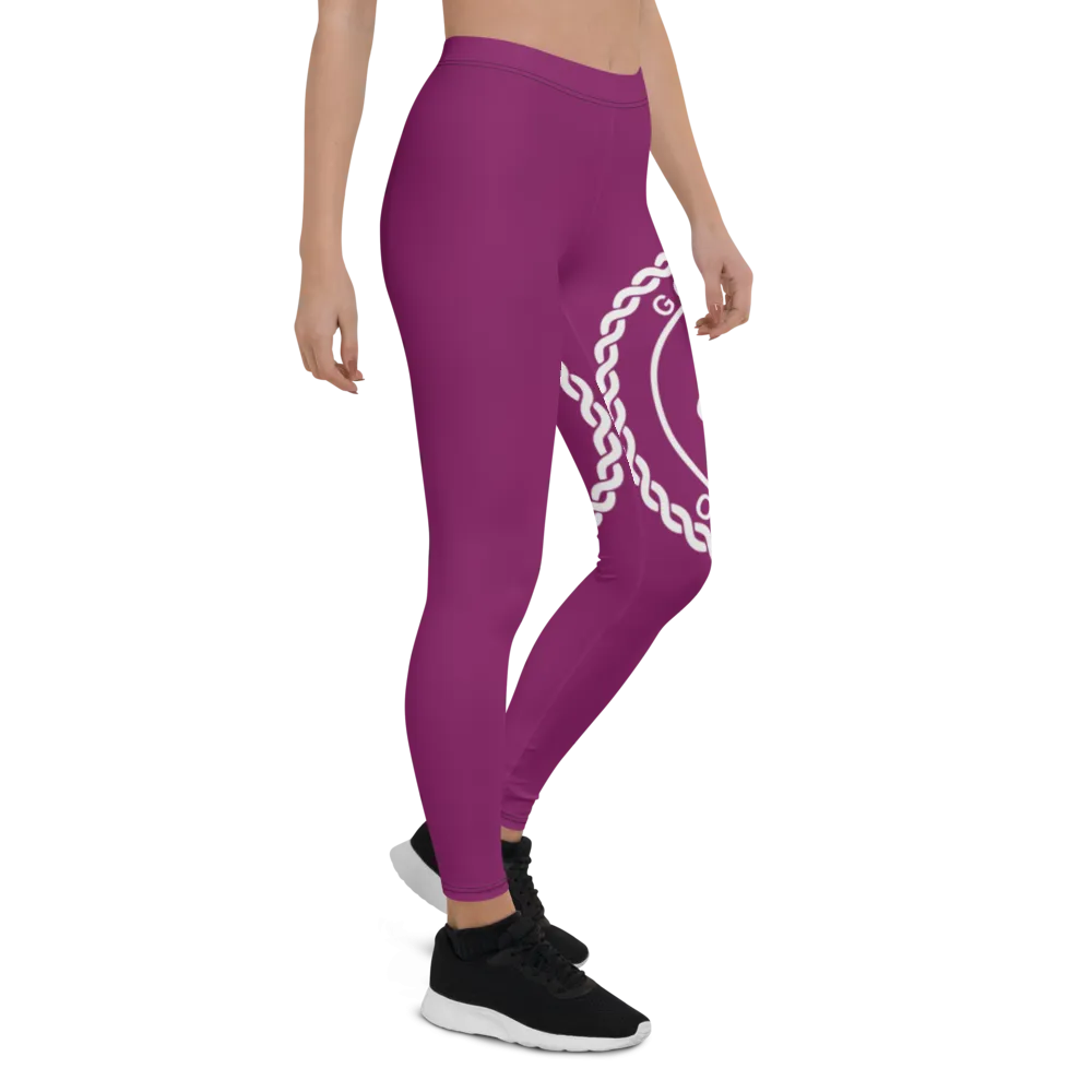 Go Get It Official Leggings (Magenta/White)