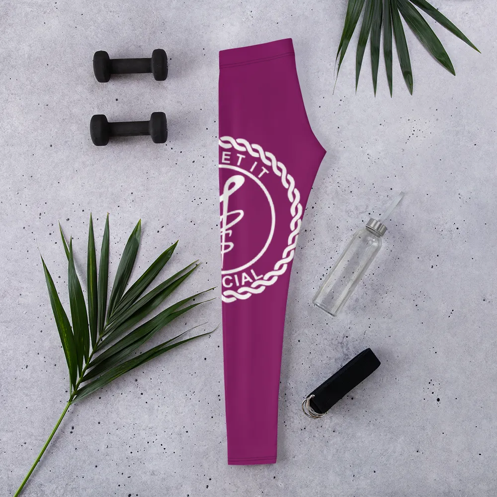 Go Get It Official Leggings (Magenta/White)