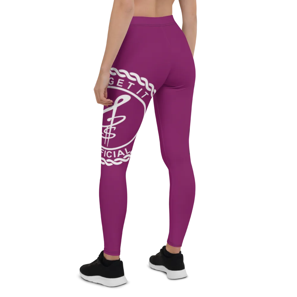 Go Get It Official Leggings (Magenta/White)