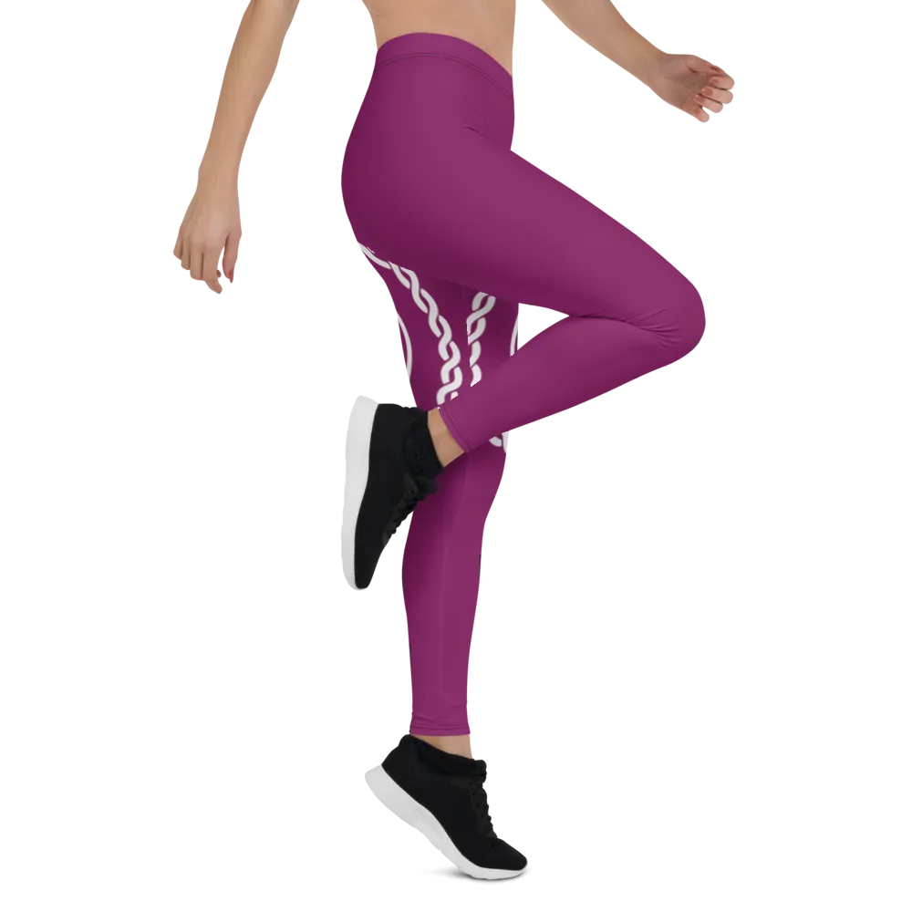 Go Get It Official Leggings (Magenta/White)