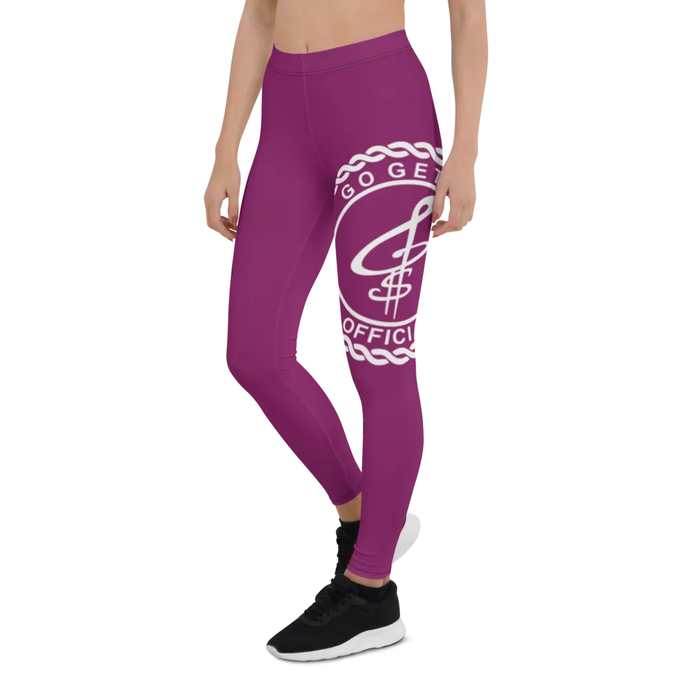 Go Get It Official Leggings (Magenta/White)