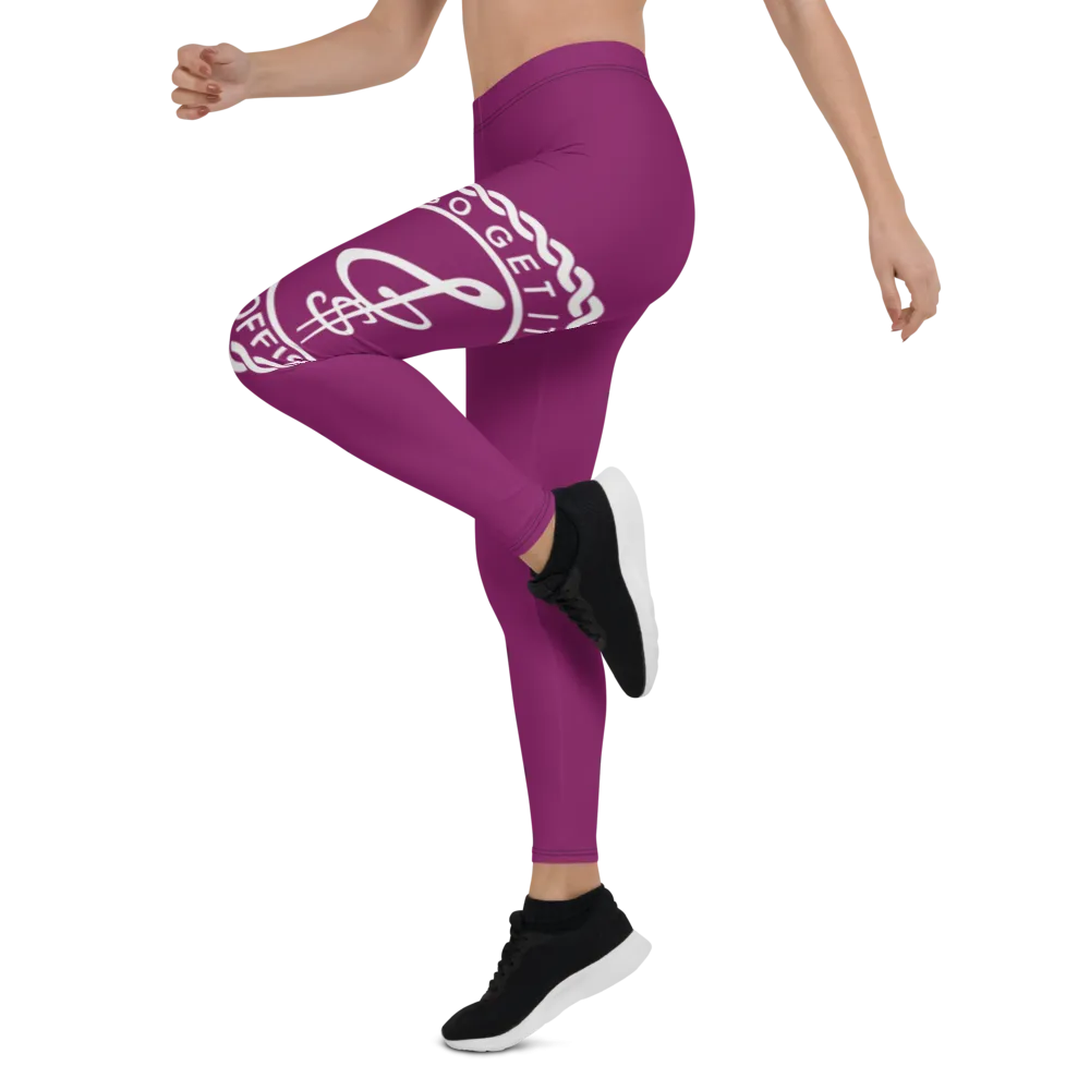 Go Get It Official Leggings (Magenta/White)