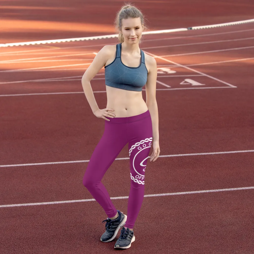 Go Get It Official Leggings (Magenta/White)
