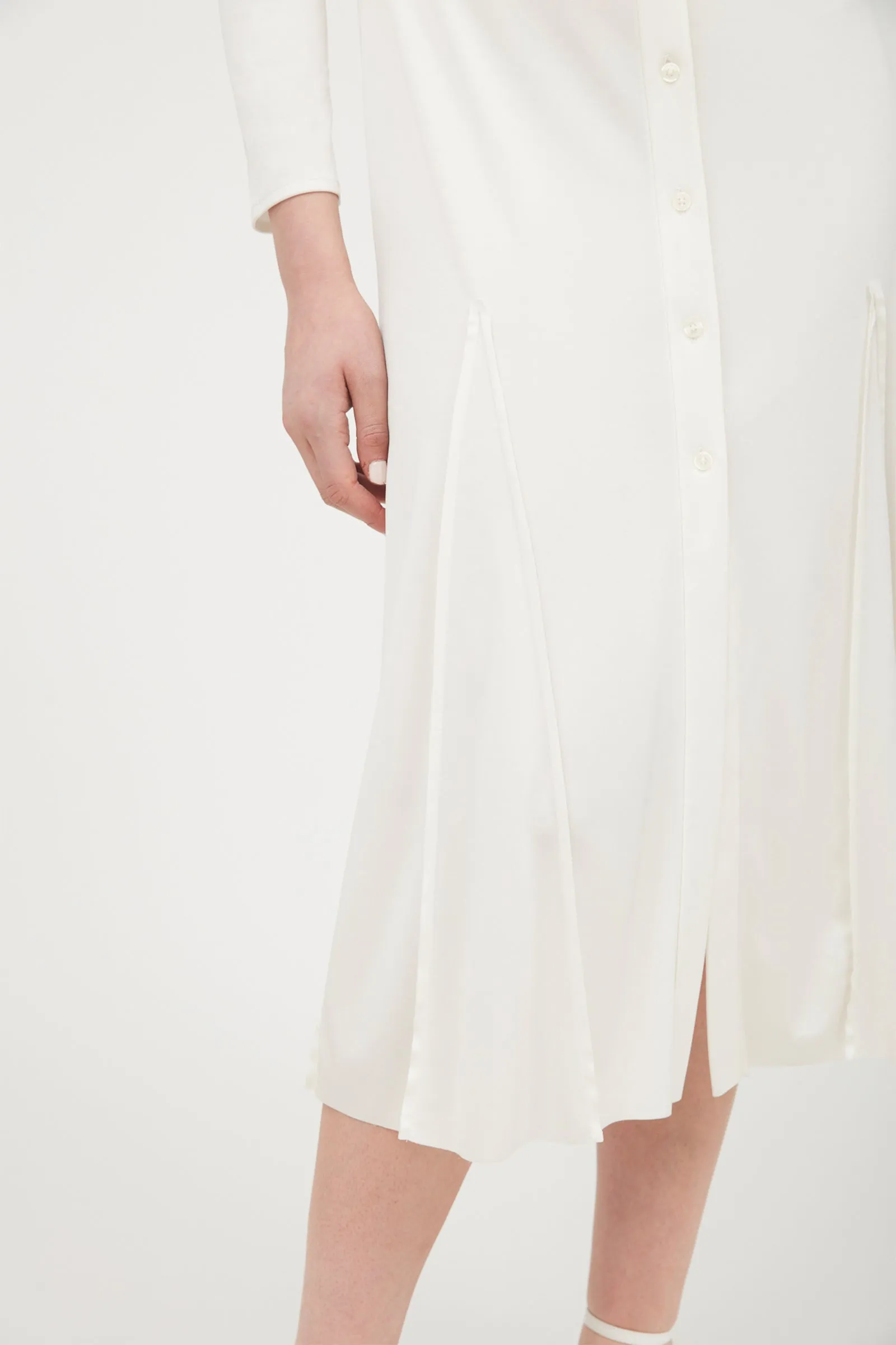 Godet Shirt Dress