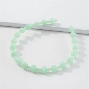 Green Beaded Hard Headband