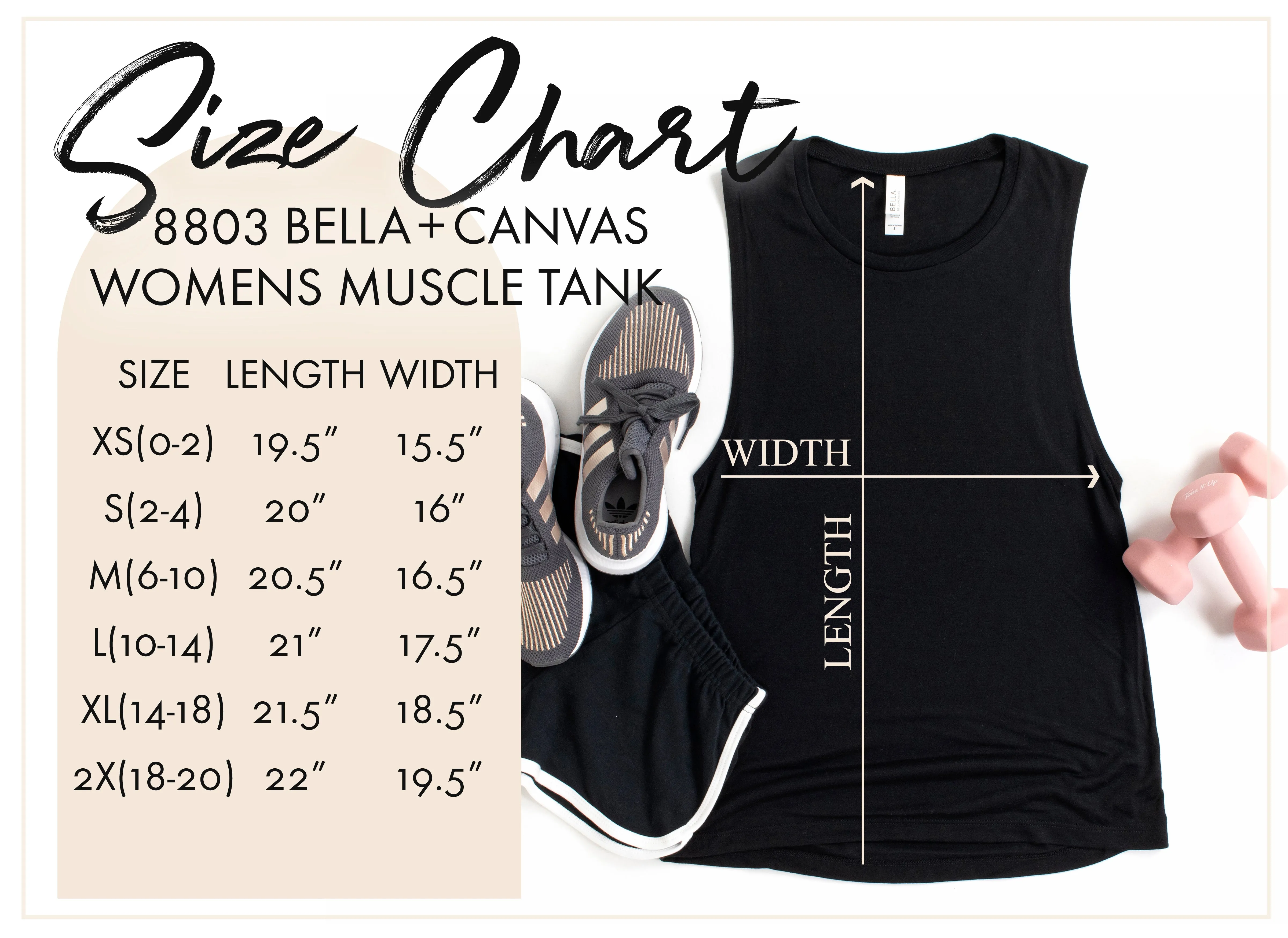 Gym Girl Math Muscle Tank
