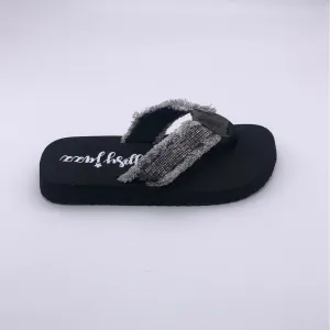 Gypsy jazz cha ching flip flops-grey